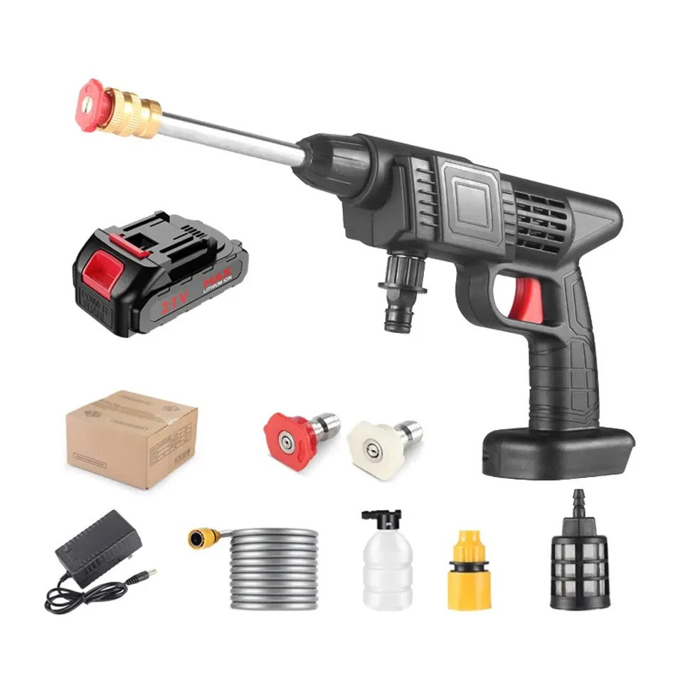 Rechargeable Wireless Car Wash Machine Cordless Car Care High-pressure Cleaning Water Spray Gun Car Washer