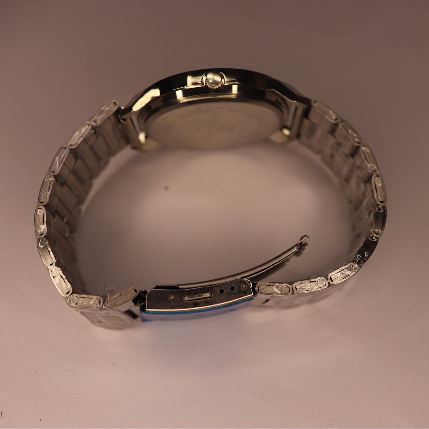 Garnet Stainless Steel Watch