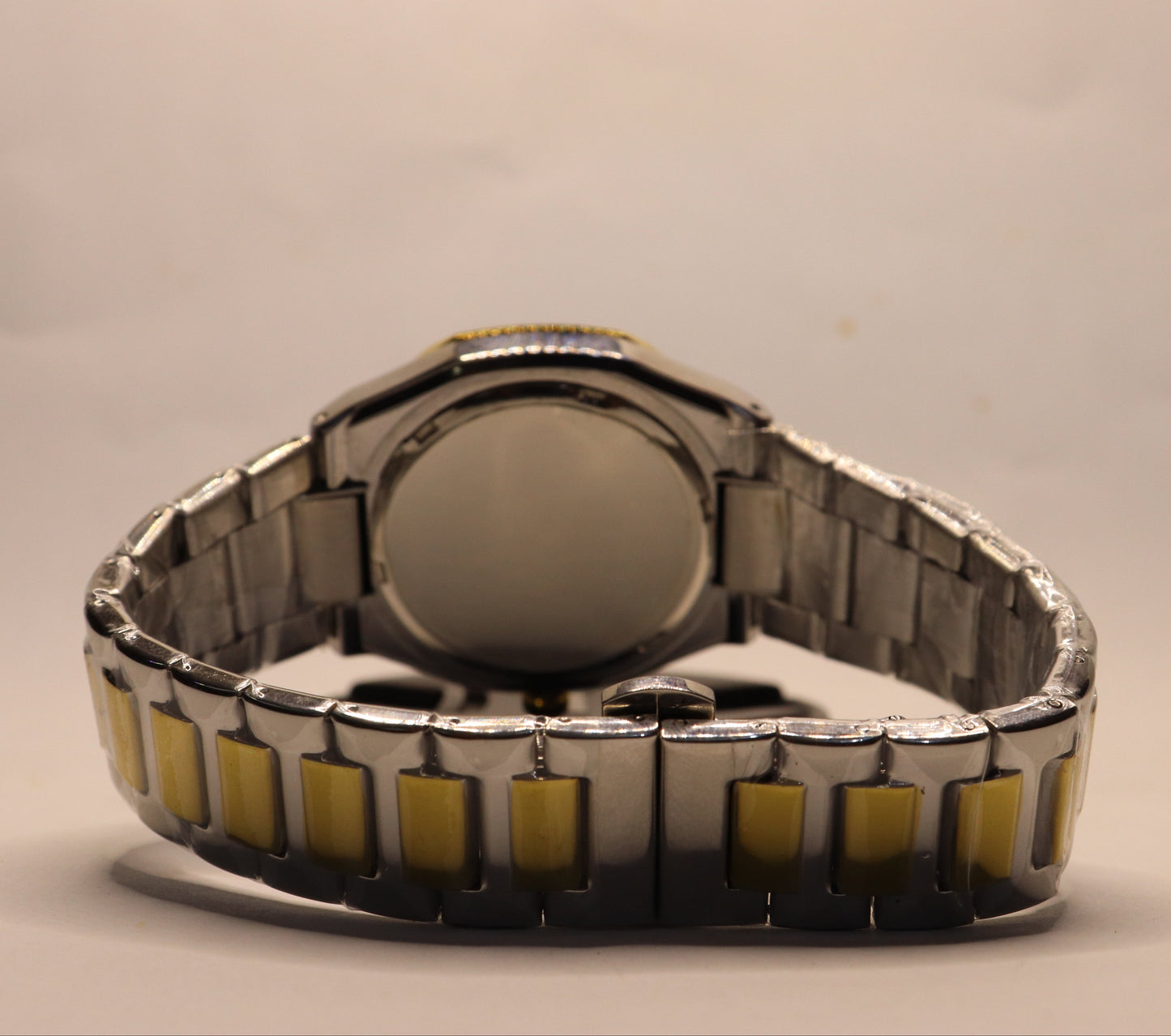 Rado Ceramic and Stainless Steel Blue Dial Watch with Gold Detailing