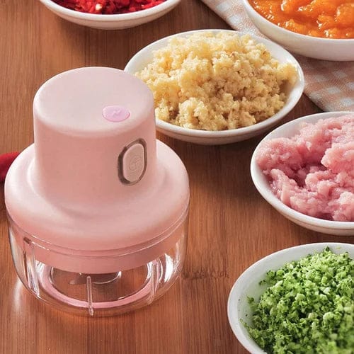 Mini Electric Food Chopper – Portable Garlic & Vegetable Cutter