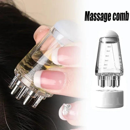 Mini Portable Scalp Applicator & Massage Liquid Comb – For Hair Serum, Oil & Hair Growth Treatments