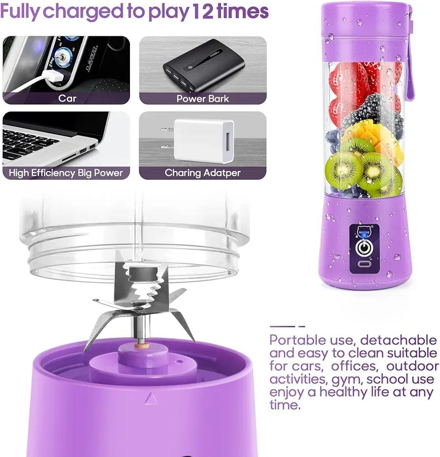 Mini Portable & Rechargeable Juicer