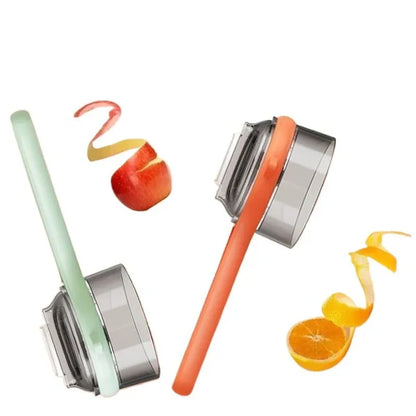 New Potato Peeling Knife Vegetable Peeler with Peelings Storage Bucket Multi-Function Fruit Planing Scraper Kitchen Tools Gadget  Nationwide delivery