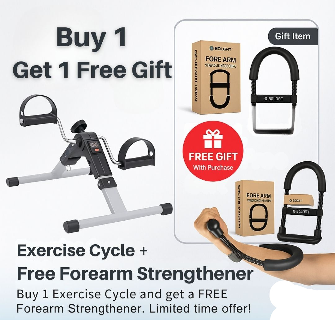 Digital Exercise Cycle with Free Forearm Strengthener