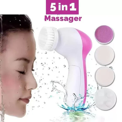 5 In 1 Face Massager Facial Cleanser Skin Care Treatment