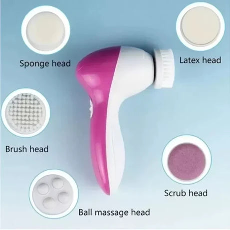 5 In 1 Face Massager Facial Cleanser Skin Care Treatment