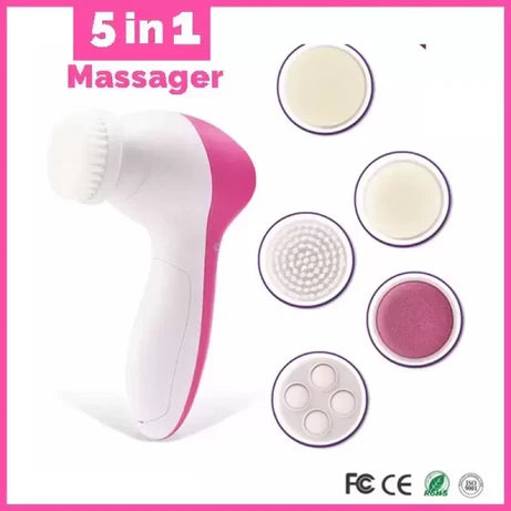 5 In 1 Face Massager Facial Cleanser Skin Care Treatment