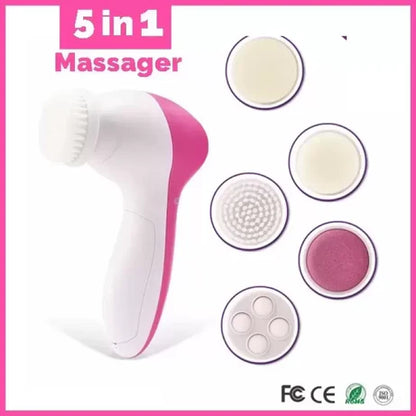5 In 1 Face Massager Facial Cleanser Skin Care Treatment