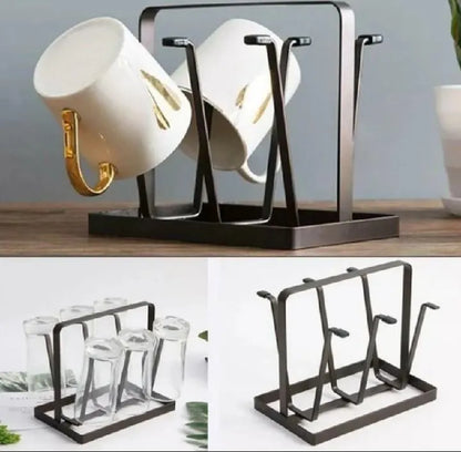 Modern Metal Rack for Drying Glasses