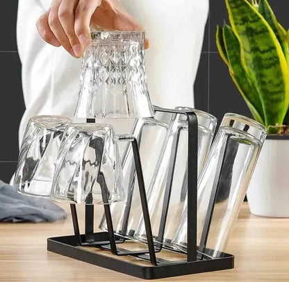 Modern Metal Rack for Drying Glasses
