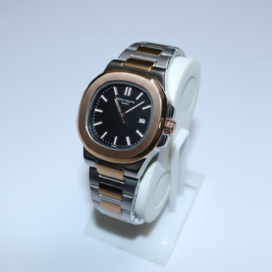 Patek Philippe Luxury Rose Gold & Stainless Steel Watch