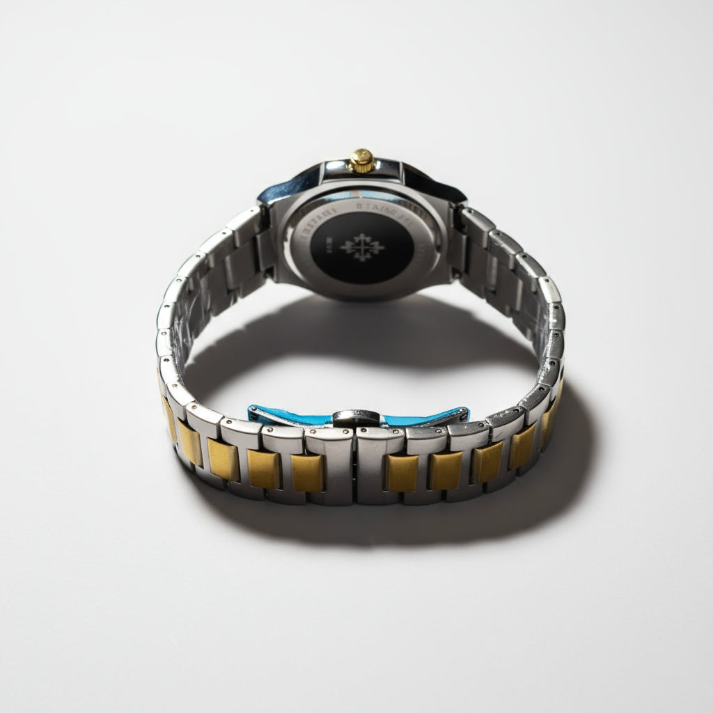 Patek Philippe Calatrava Two-Tone Quartz Watch - Luxury Precision and Timeless Style