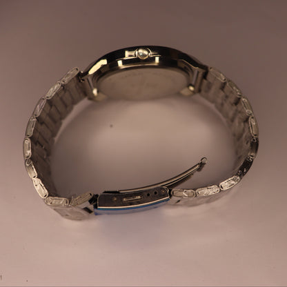 Garnet Stainless Steel Watch