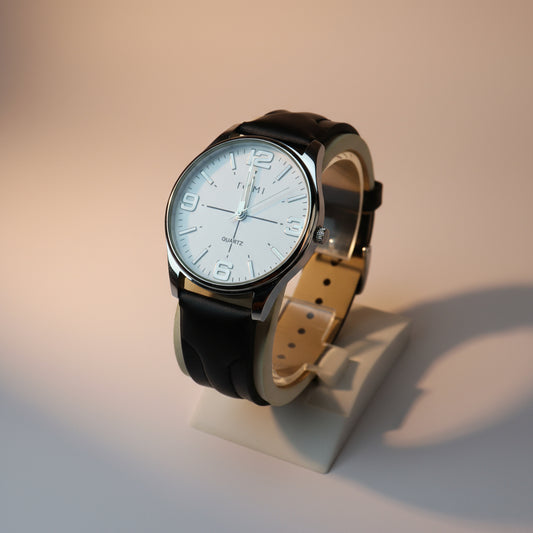 TOMI QUARTZ Elegant Stainless Steel Watch