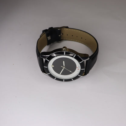 Xolient Classic Black Leather Watch