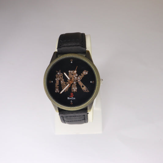Watch With Black Dial Make Your Life