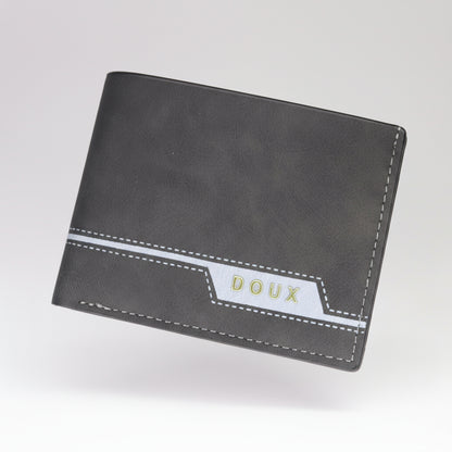Doux Gray Wallet With Original Box