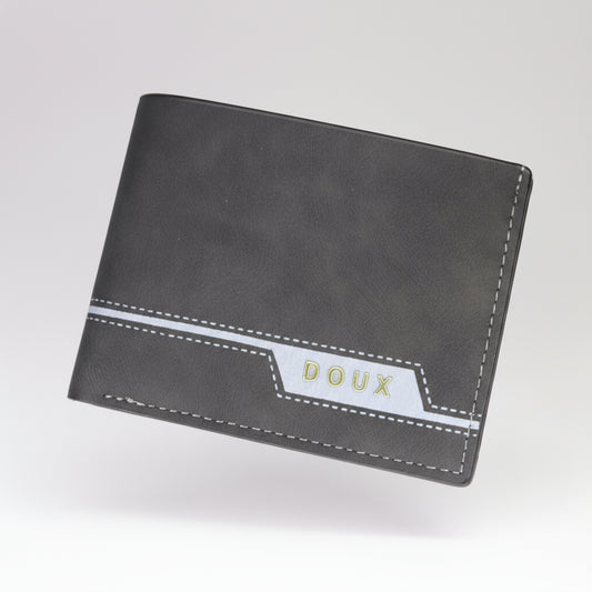 Doux Gray Wallet With Original Box