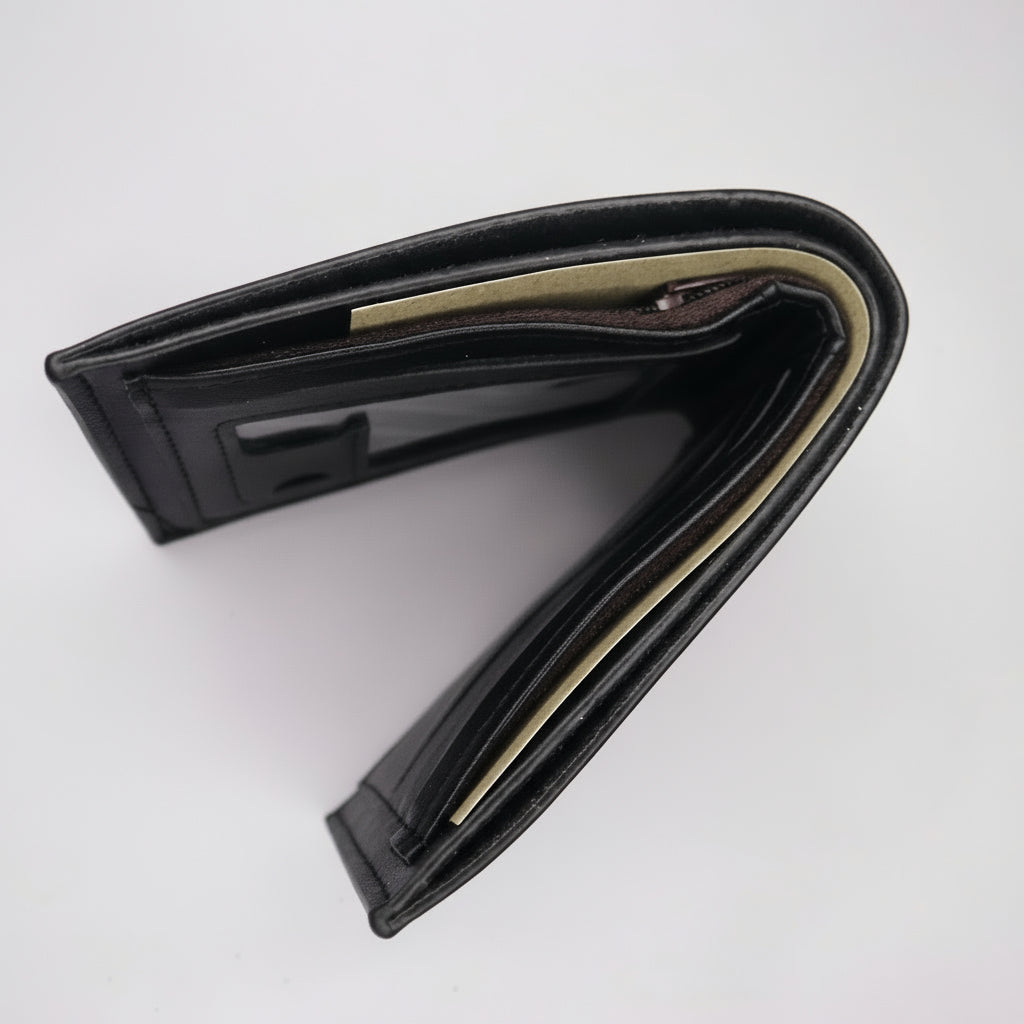 Branded Black Wallet With Box