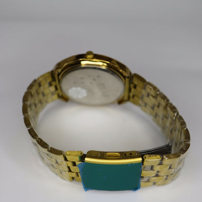 Sleek and Stylish Gold-Plated Watch for Men