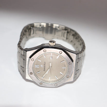 Audemars Piguet Royal Oak Stainless Steel Watch - Silver Dial