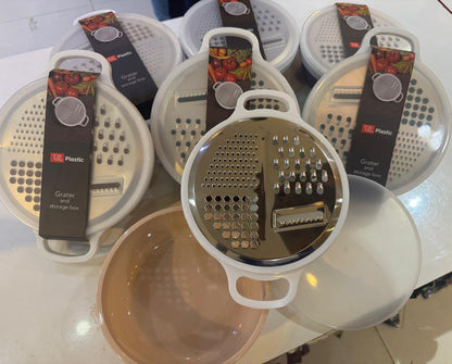 4-IN-1 MULTI GRATER | WITH CASE & PLASTIC COVER
