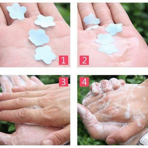 Disposable Flower Paper Soap For Travel