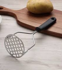 Stainless Steel Potato Masher – Durable Kitchen Vegetable Crusher