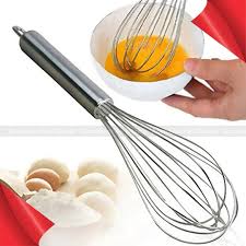 Manual Egg Beater Hand Mixer – Spiral Wire Whisk for Eggs & Cream