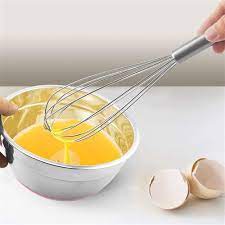 Manual Egg Beater Hand Mixer – Spiral Wire Whisk for Eggs & Cream