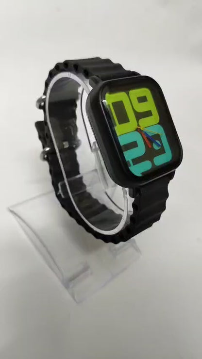 Digital LED Display Wrist Watch with Colorful Dial – Modern Square Design, Silicone Strap, Unisex Casual Fashion Watch for Boys & Girls