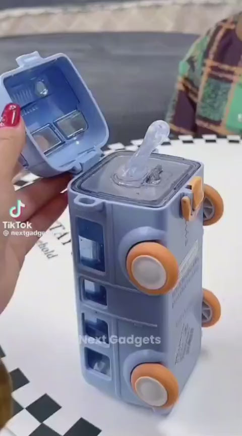 Cool & Cute Bus Water Bottle for Kids 🚌